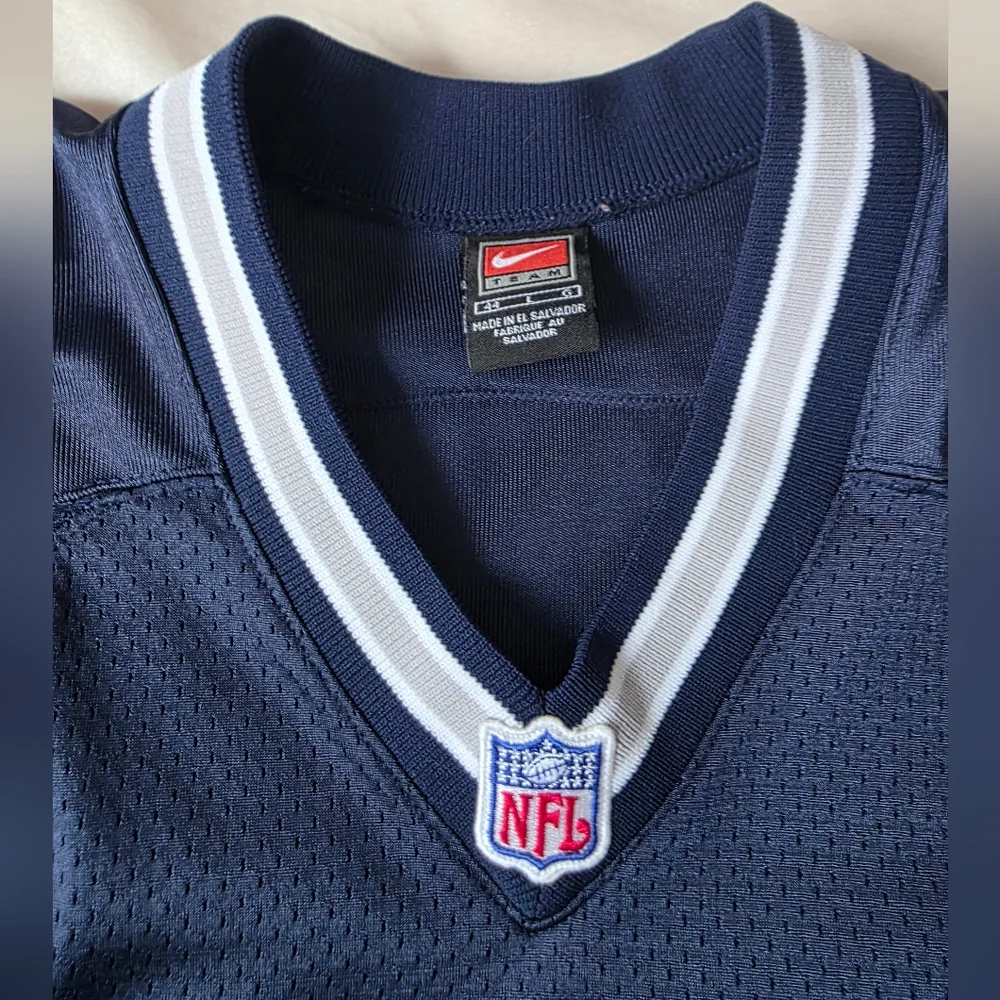VINTAGE Nike Emmitt Smith Cowboys Authentic Pro Line Jersey Navy Blue Large - Picture 8 of 14